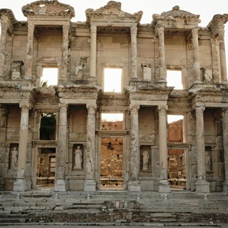 pexels-photo-14474360-14474360 Explore the stunning Library of Celsus, a masterpiece of ancient architecture in Ephesus, Turkey.